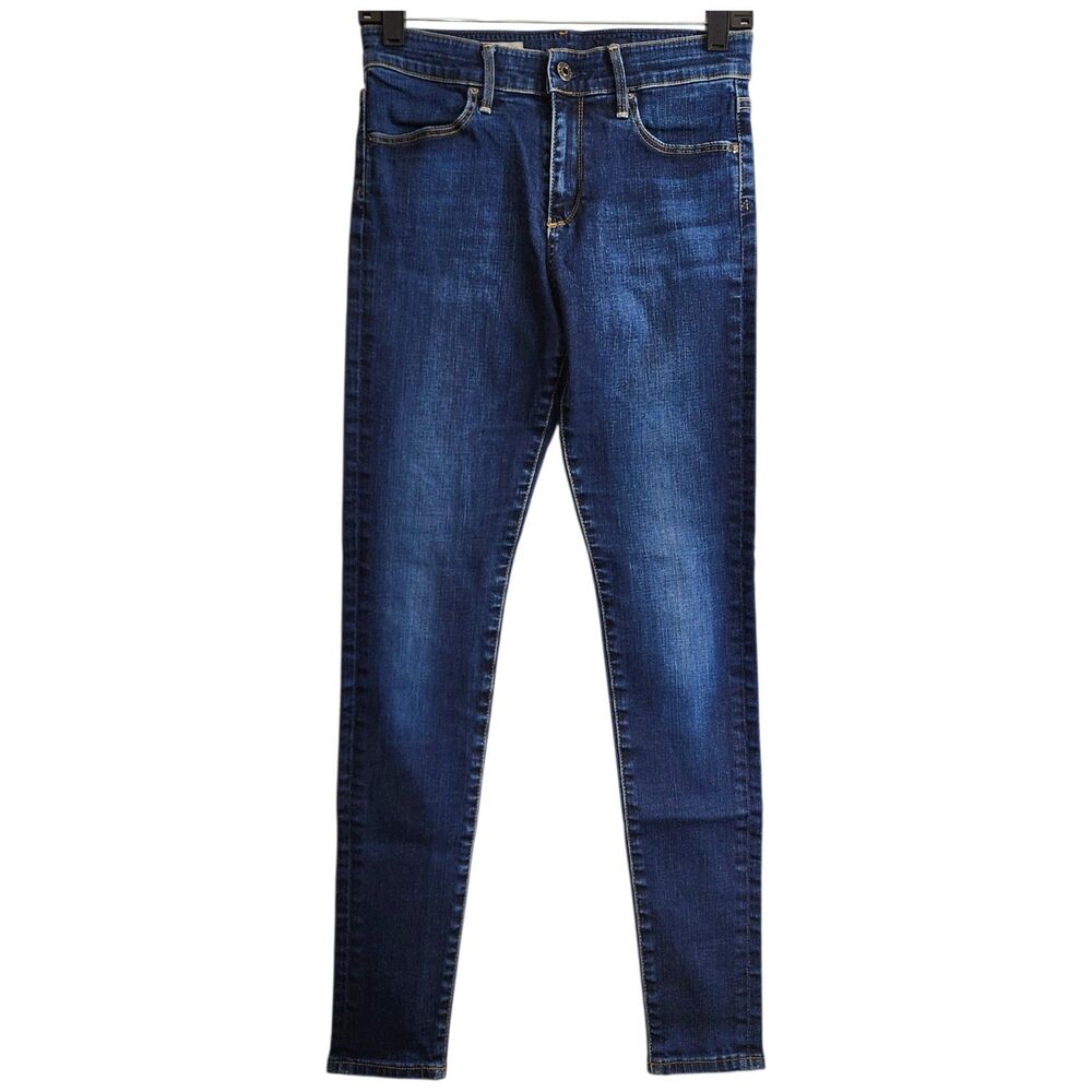 AG Adriano Goldschmied Jeans Womens 28R Blue THE FARRAH SKINNY High Rise Stretch